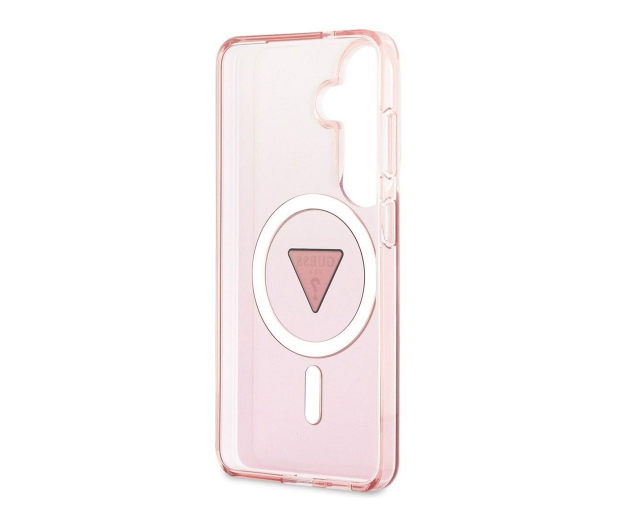 Guess Etui Gradient Triangle MagSafe do Galaxy S26 różowy - 1522701 - zdjęcie 3